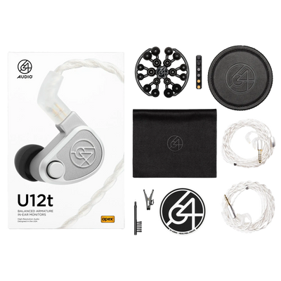 64 Audio U12t - Twelve Drivers Universal IEM Earphones