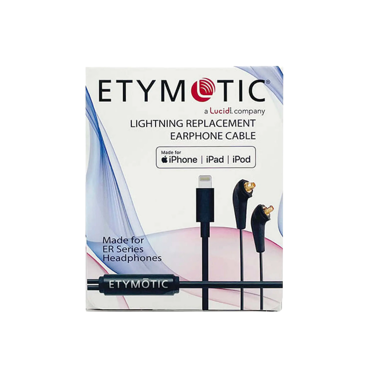 Etymotic ER-Series MMCX to Apple Lightning Earphone Cable with iPhone Controls & Mic