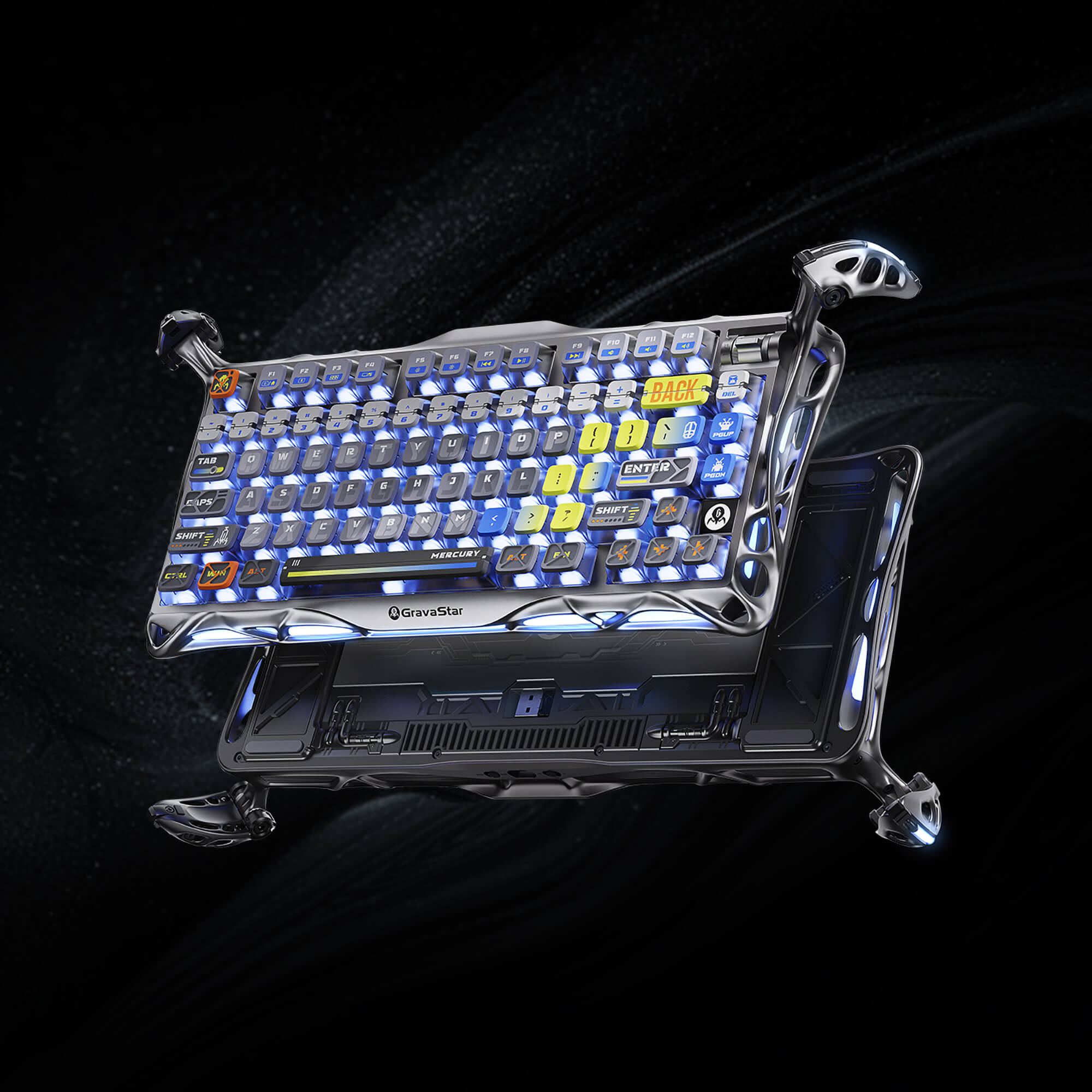 GravaStar Mercury K1 Pro - Wireless Gaming Keyboard