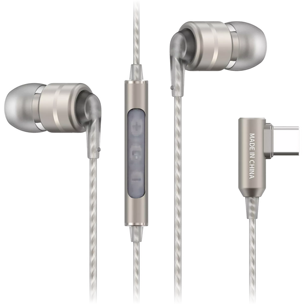 SoundMAGIC E80D - In Ear Isolating USB-C Earphones with DAC - Silver