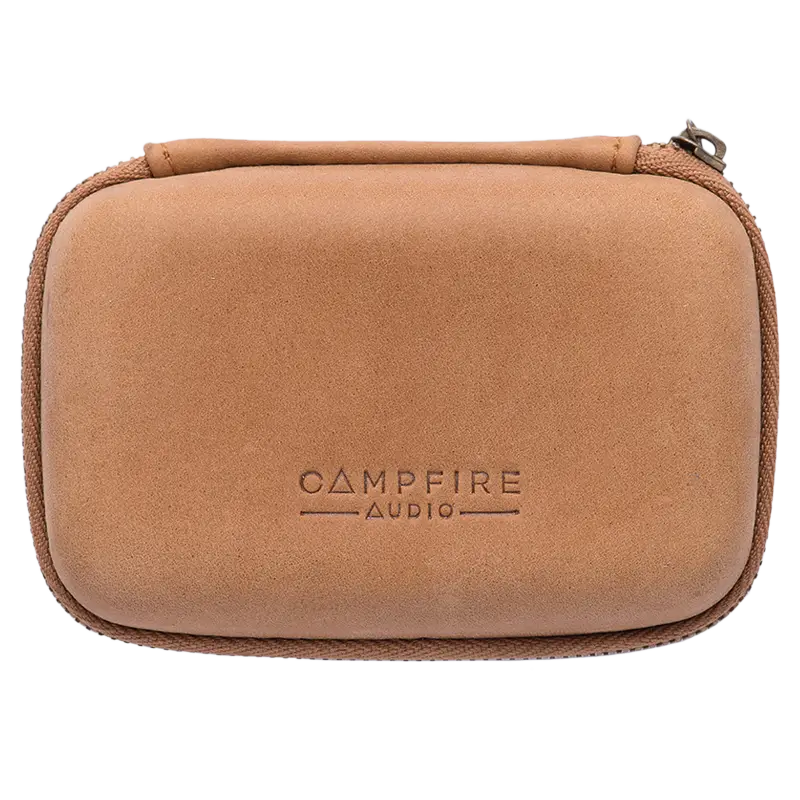 Campfire Audio Raw Leather Earphone Case - Brown