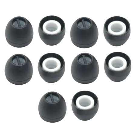 Sennheiser CX Silicone Eartips Small Black White 5 Pairs